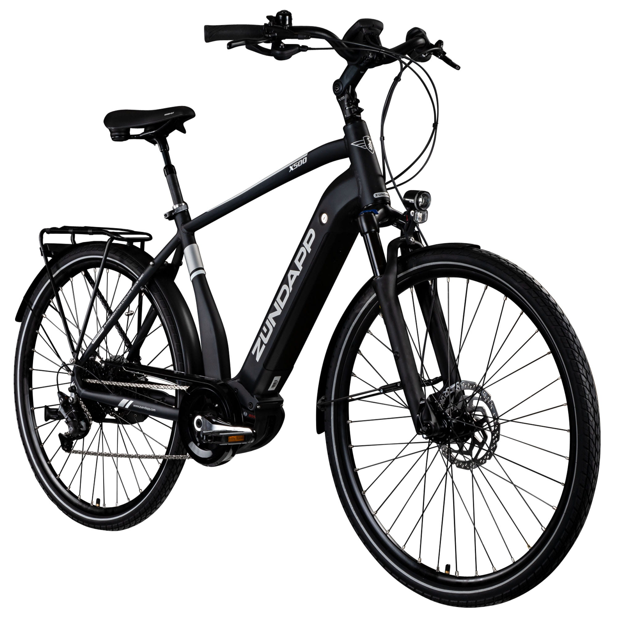 Rower elektryczny trekkingowy Zundapp X500 28" 250W BOSCH 51cm czarny - zdjęcie 2
