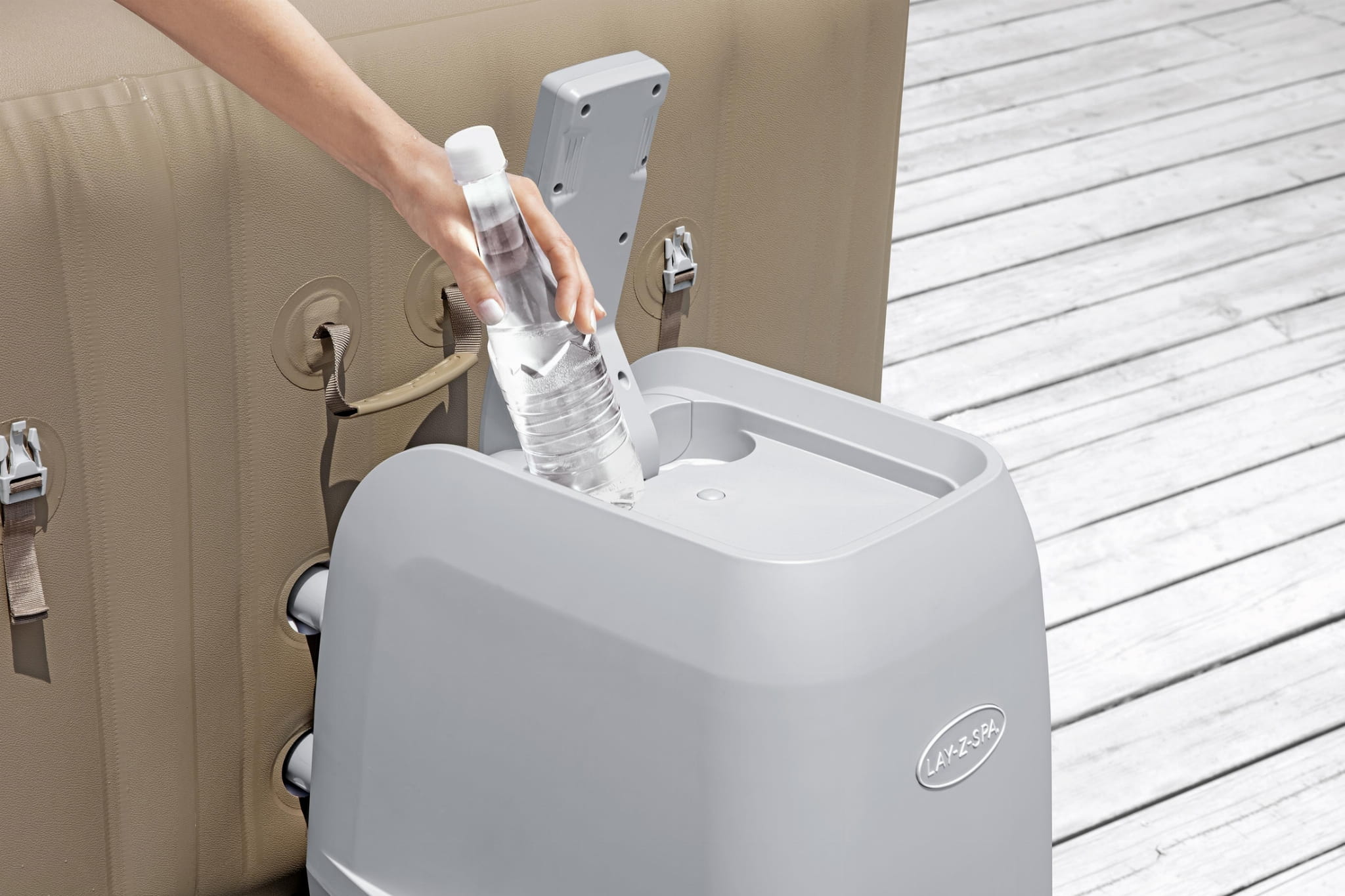 SPA ogrodowe Bestway 6005E Lay-Z Palma HydroJet Pro 7 os. Wi-Fi LED Premium - zdjęcie 5