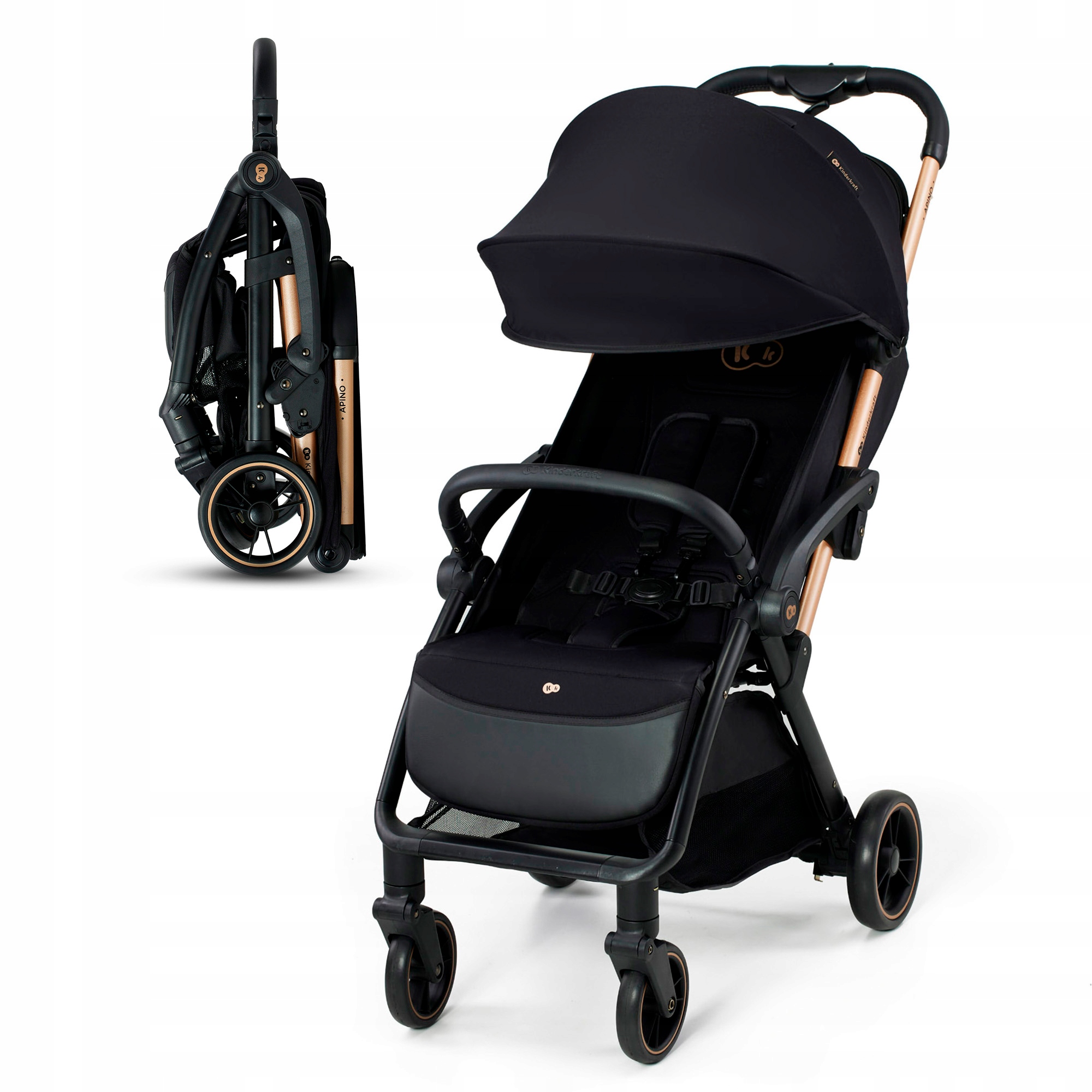 Wózek Spacerowy Kinderkraft Apino Lekka Spacerówka 24kg