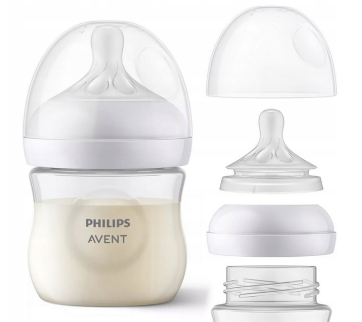 AVENT Responsywna butelka 0m+ 125ml + butelka Natural 1m+ 260ml