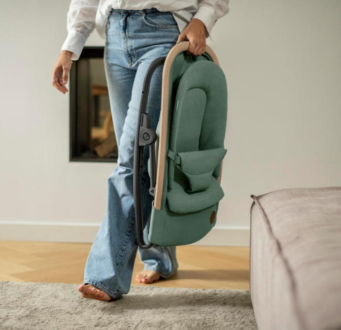 Leżaczek Bujaczek Maxi-Cosi Kori 2w1 Eco 0-9kg Lekki Kompaktowy + pałąk