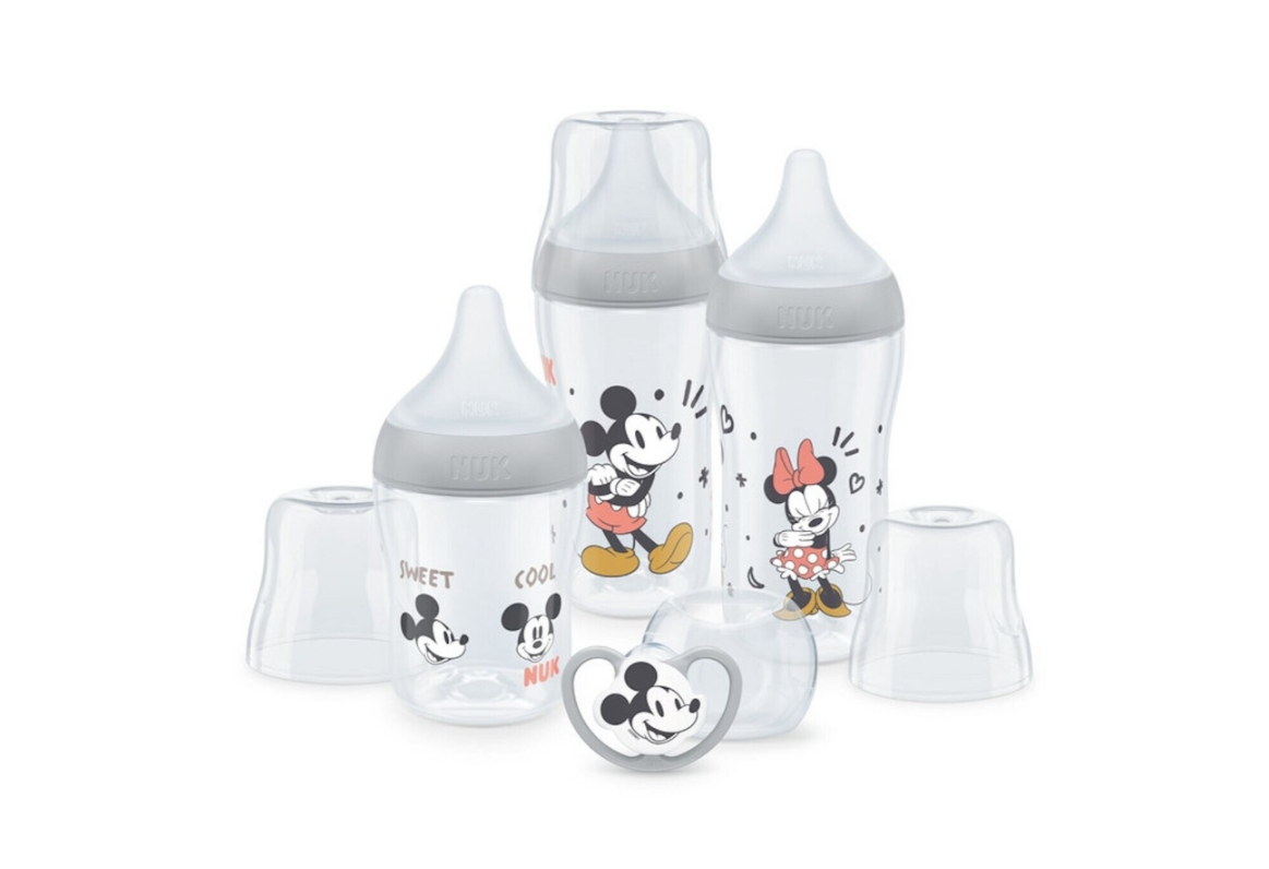 Zestaw 3 szt Antykolkowe Butelki NUK Perfect Match Disney Wskaźnikiem Temp