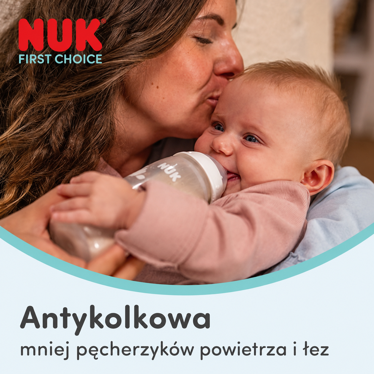 Butelki NUK First Choice 300ml Zestaw 3 szt Butelki Antykolkowe