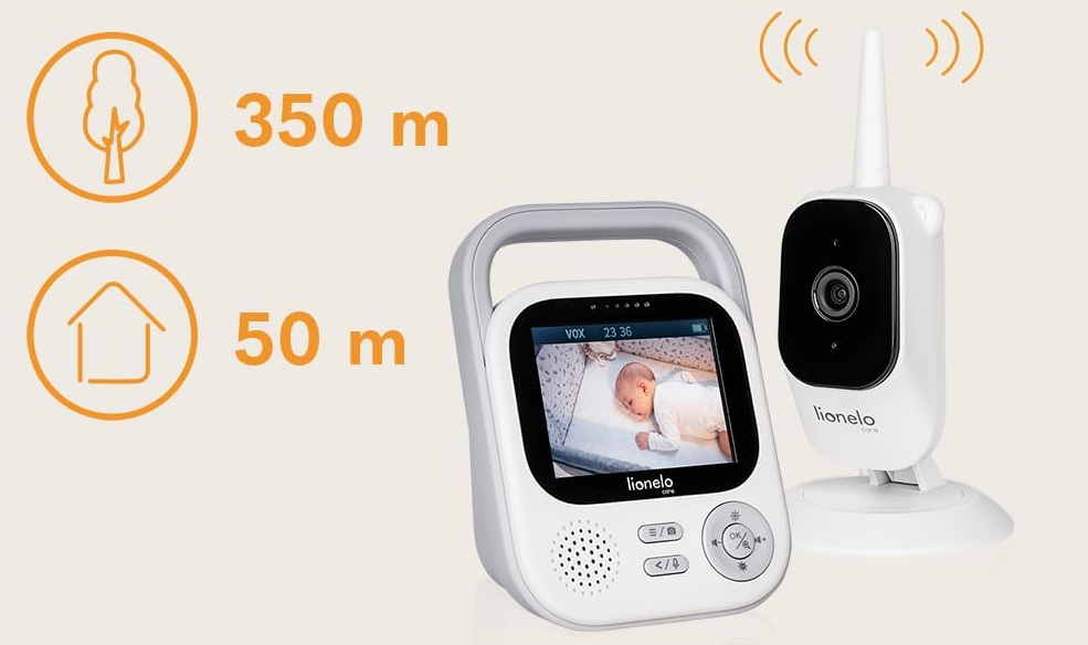 Niania elektroniczna Lionelo biały LOC-BABYLINE 3.2 #zdjecie9