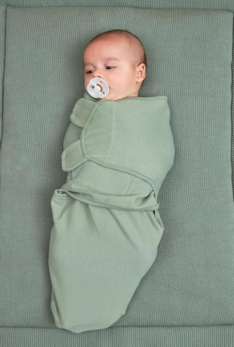 Meyco Baby Otulacz Swaddle Do Spania 2-pak 100% Bawełna 0-3m Szałwiowy #zdjecie5
