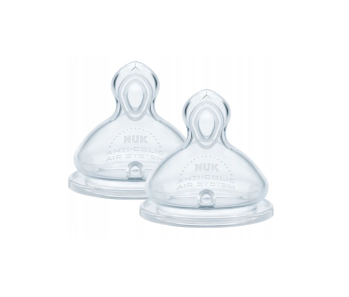 Smoczki do butelki NUK First Choice 6-18m 2szt silikon antykolkowe #zdjecie5