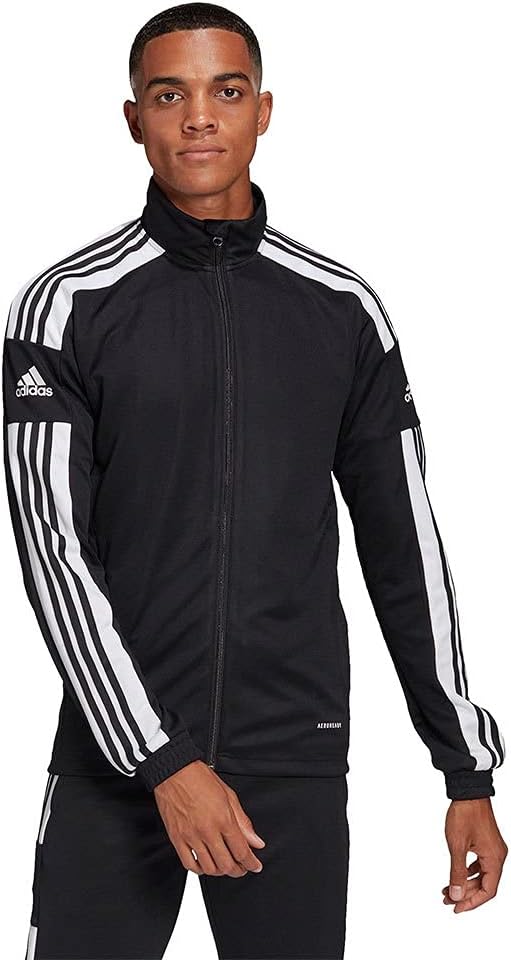 Bluza Męska Rozpinana adidas Squadra 21 Rozmiar L GK9546 Czarna ze Stójką #zdjecie3