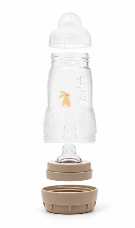 Zestaw MAM Easy Start Anti-Colic 6 butelek 2 smoczki koszyk beżowy 0m+ #zdjecie5
