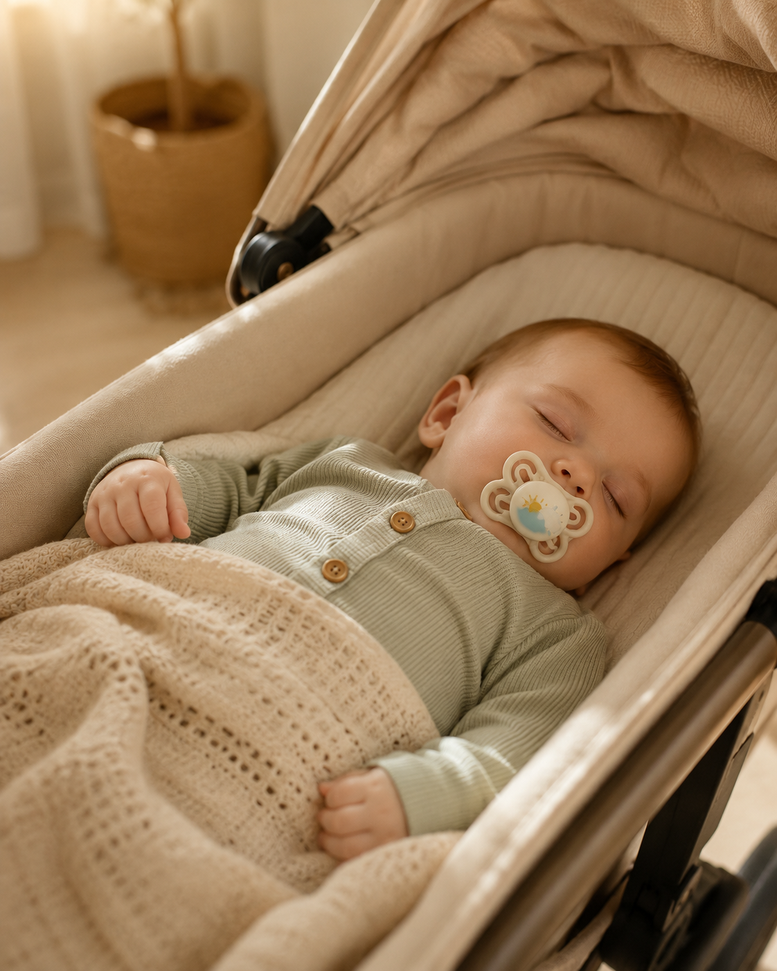 Smoczek MAM Perfect Silikon 0-6m 2szt Owca Słońce Pudełko Sterylizacyjne #zdjecie8