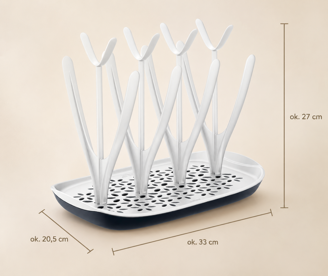 Philips Avent SCF149 Suszarka Ociekacz na Butelki 8 szt Biała Tacka #zdjecie7
