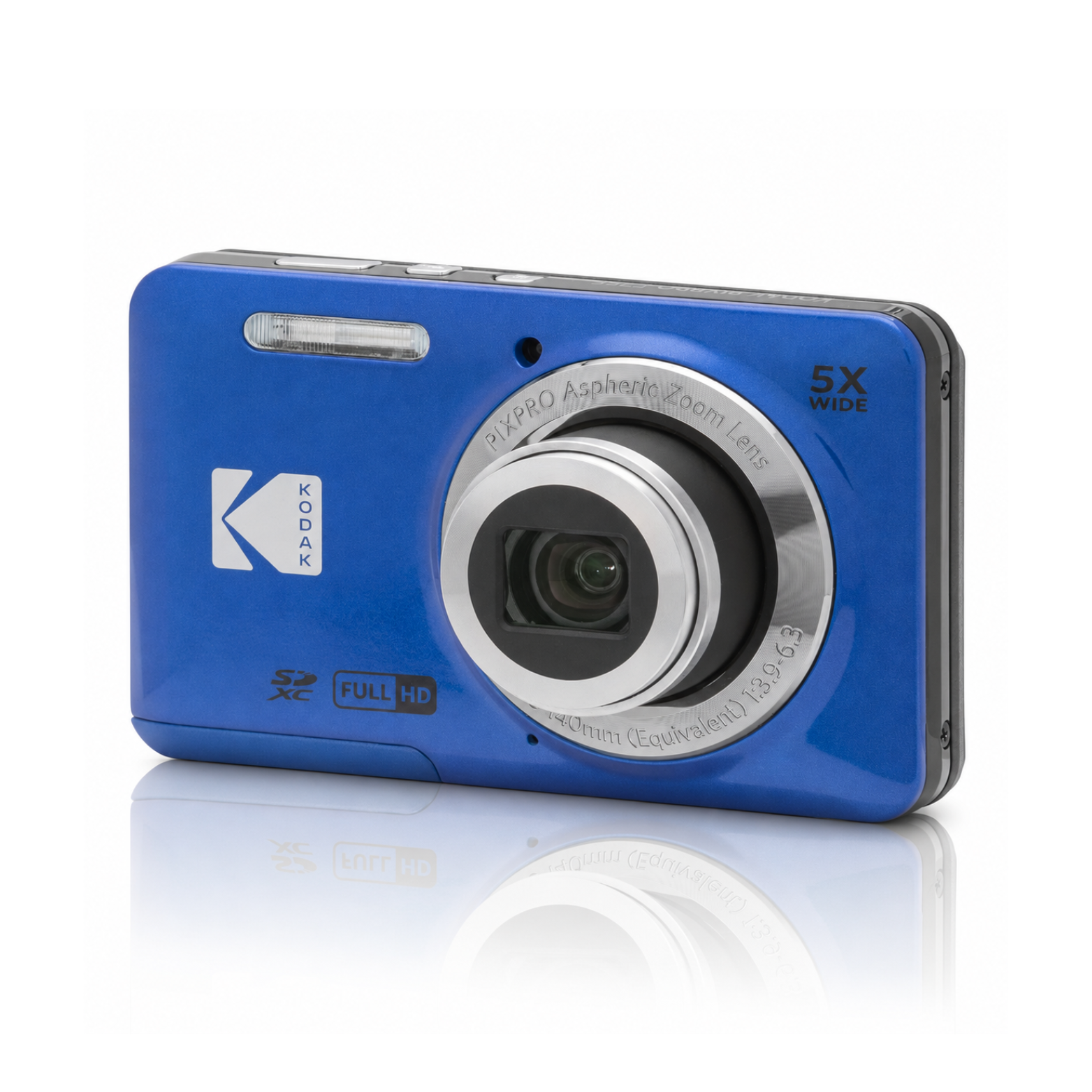 Aparat cyfrowy Kodak PIXPRO FZ55 16MP Zoom 5x Full HD Kompaktowy Niebieski #zdjecie1