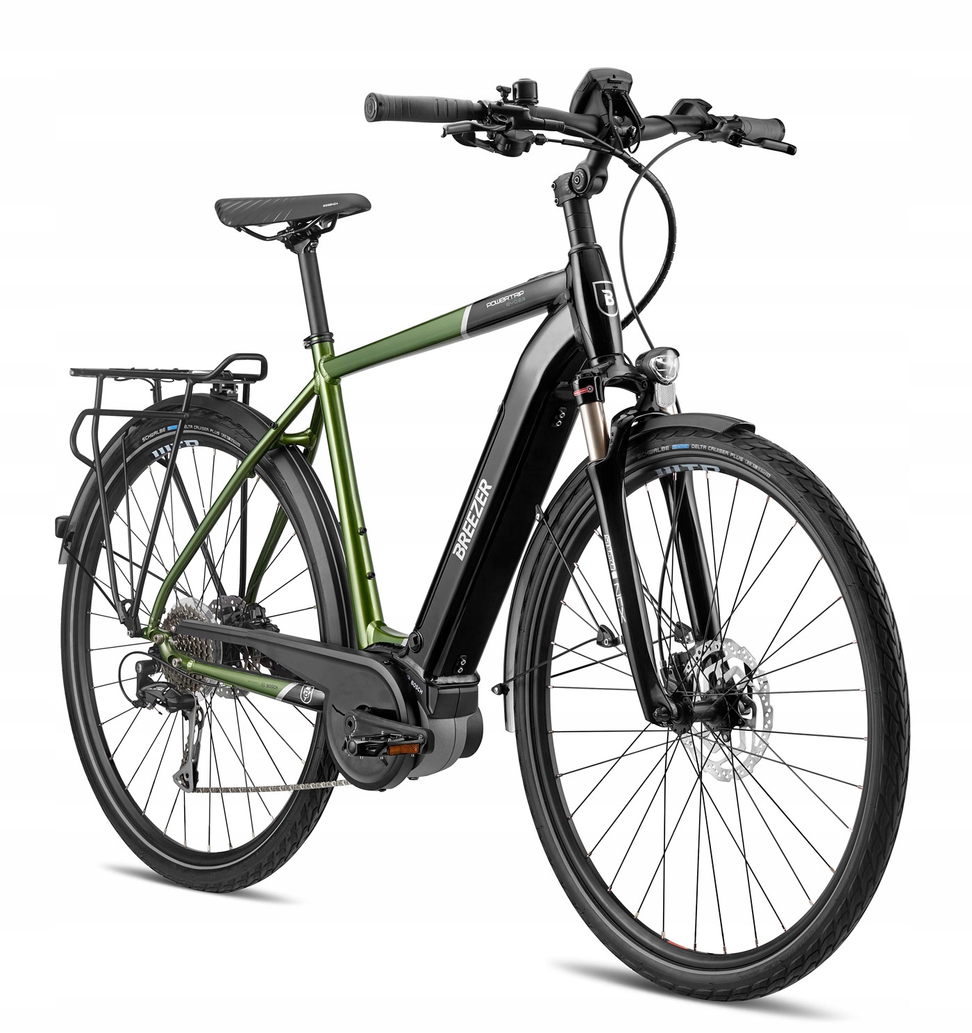 Rower elektryczny bicycle XL Powertrip Evo IG 2.3 +, XLBLACK/FOREST GREEN #zdjecie7