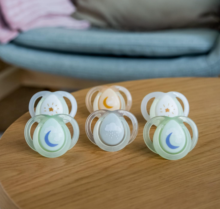 Smoczki Tommee Tippee Night Time 0-6m 6szt świecące silikon sterylizator #zdjecie8