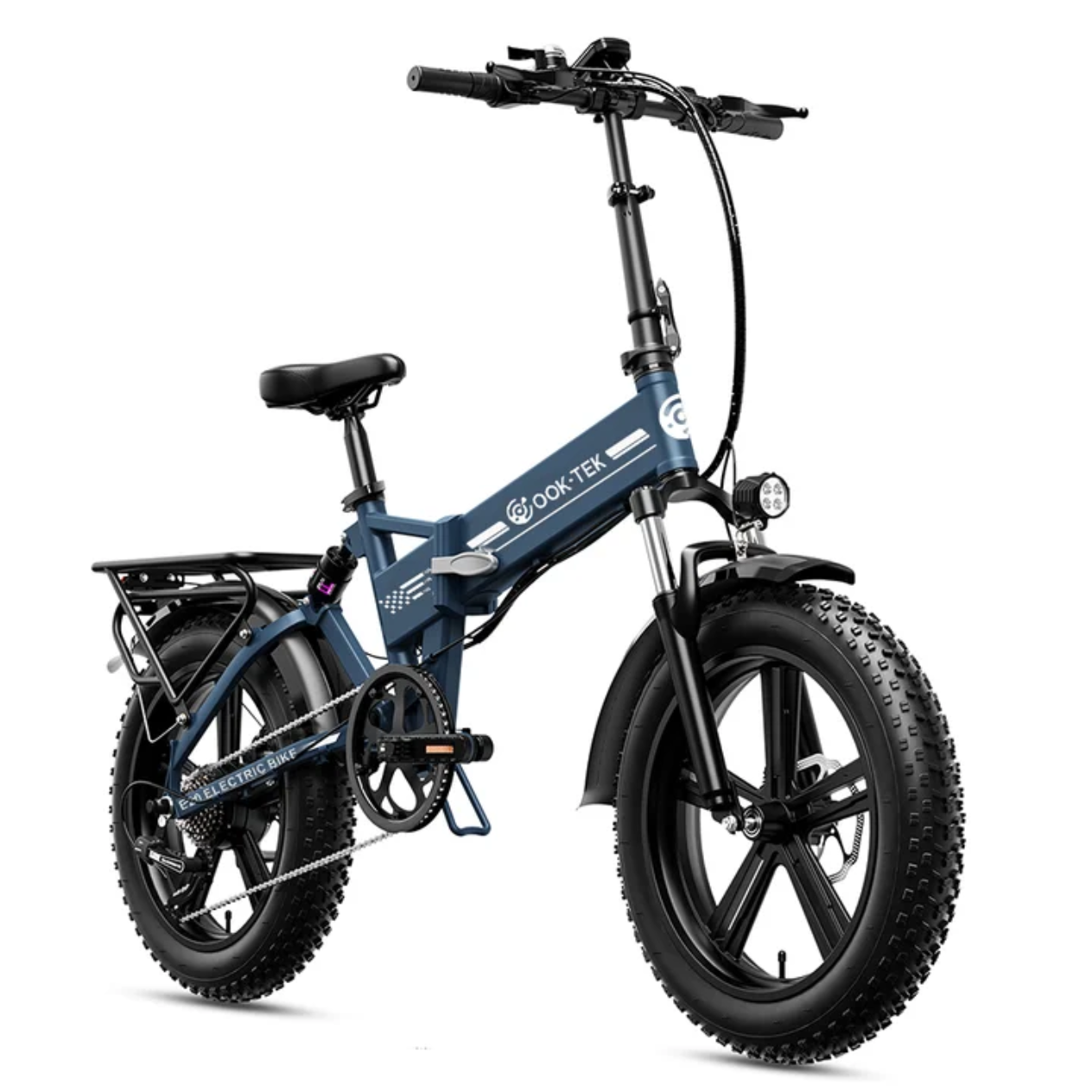 Rower elektryczny fatbike składany OOK TEK E20 15Ah 250W LCD USB #zdjecie6