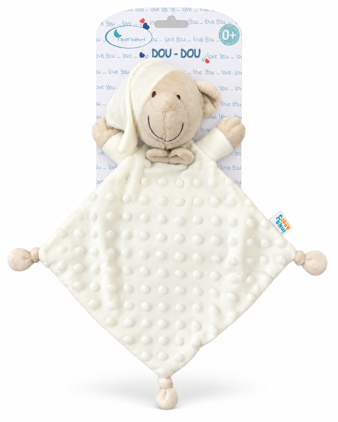 Doudou Miękki Kocyk Przytulanka dla Niemowląt Interbaby Miś Bear #zdjecie2