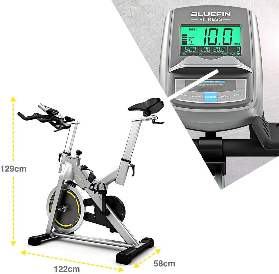 Rower Spinningowy Treningowy Bluefin Fitness Tour SP Magnetyczny LCD App #zdjecie3