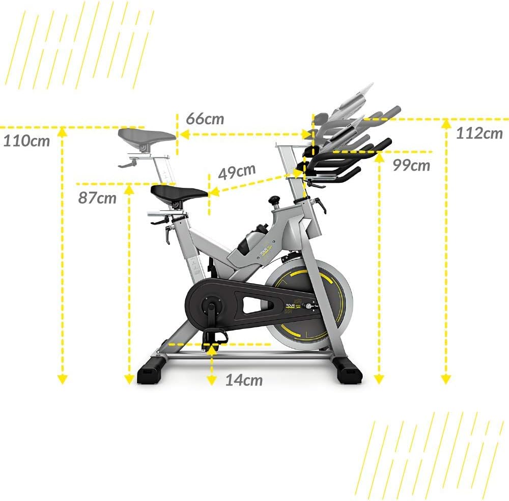 Rower Spinningowy Treningowy Bluefin Fitness Tour SP Magnetyczny LCD App #zdjecie4