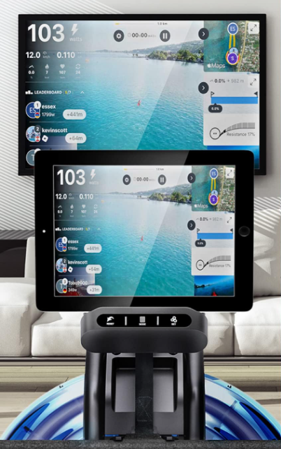 Wioślarz Wodny Składany Bluefin Blade Aqua M-1 Aluminiowy LCD Kinomap #zdjecie6