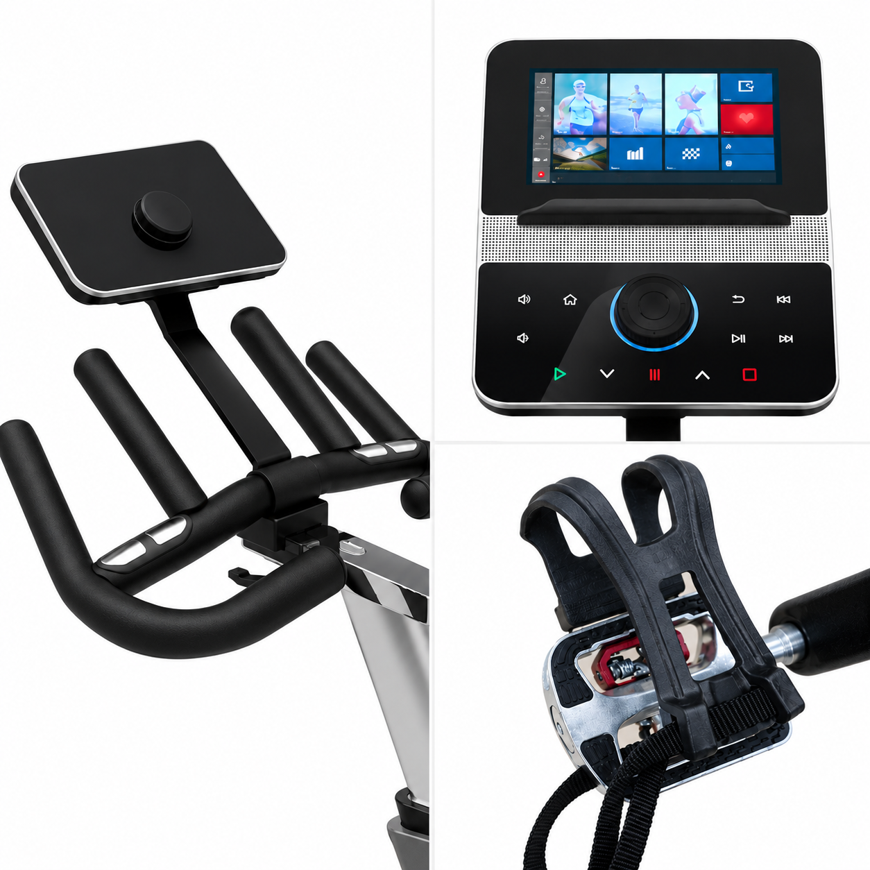 Rower Spinningowy ANCHEER Magnetyczny 150kg LCD Bluetooth App Puls Trening #zdjecie3