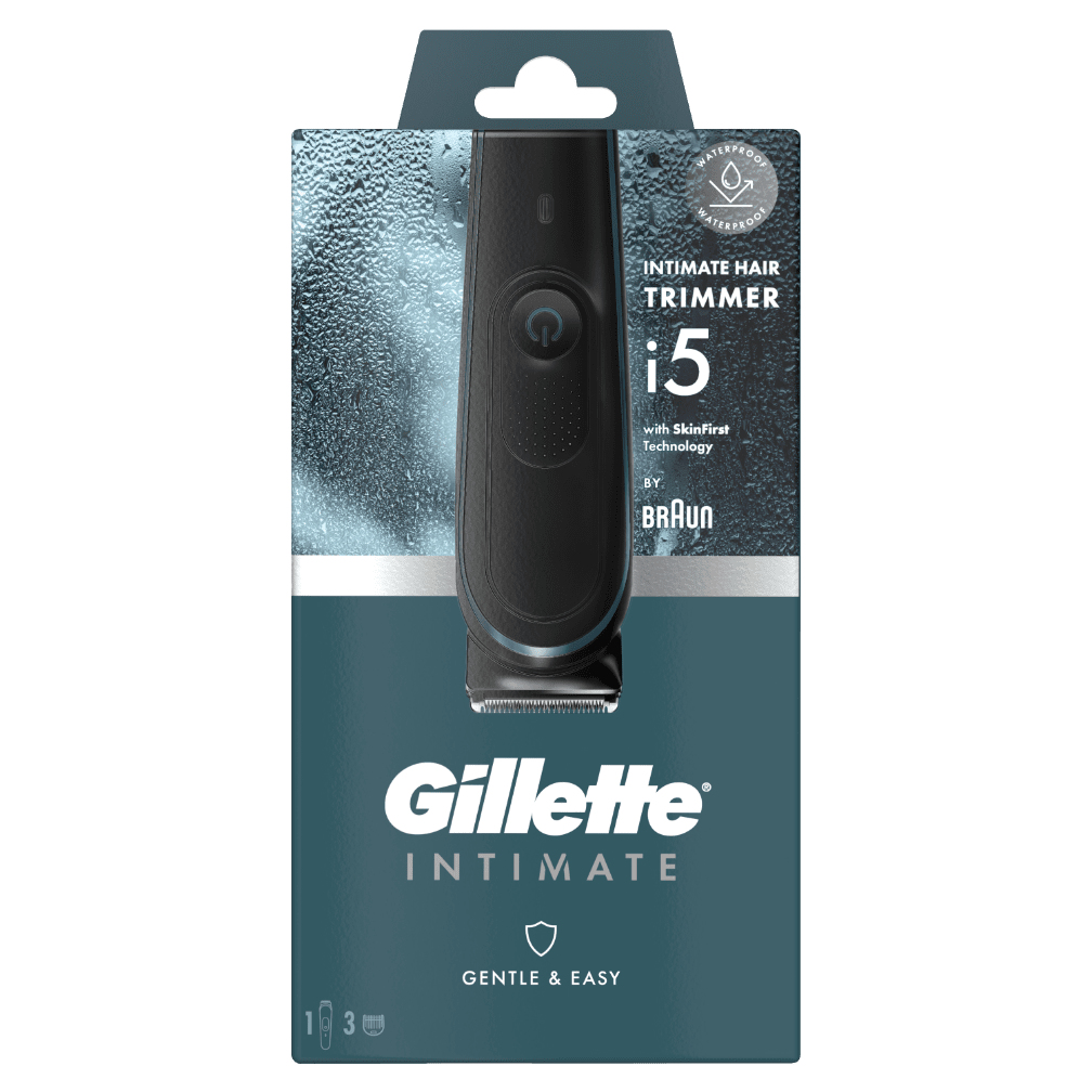 Trymer Do Miejsc Intymnych Gillette Intimate i5 Braun Wodoodporny 3 Nasadki #zdjecie4