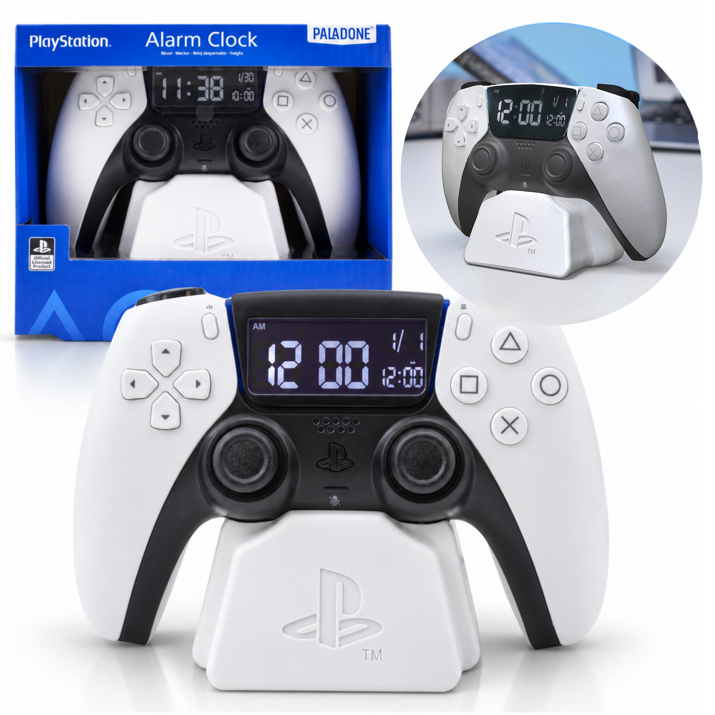 Budzik gamingowy Playstation Pad Paladone 16cm #zdjecie12