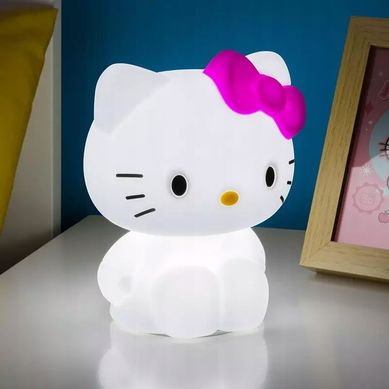 Lampka nocna Hello Kitty Paladone silikonowa akumulator dotykowa Sanrio #zdjecie5