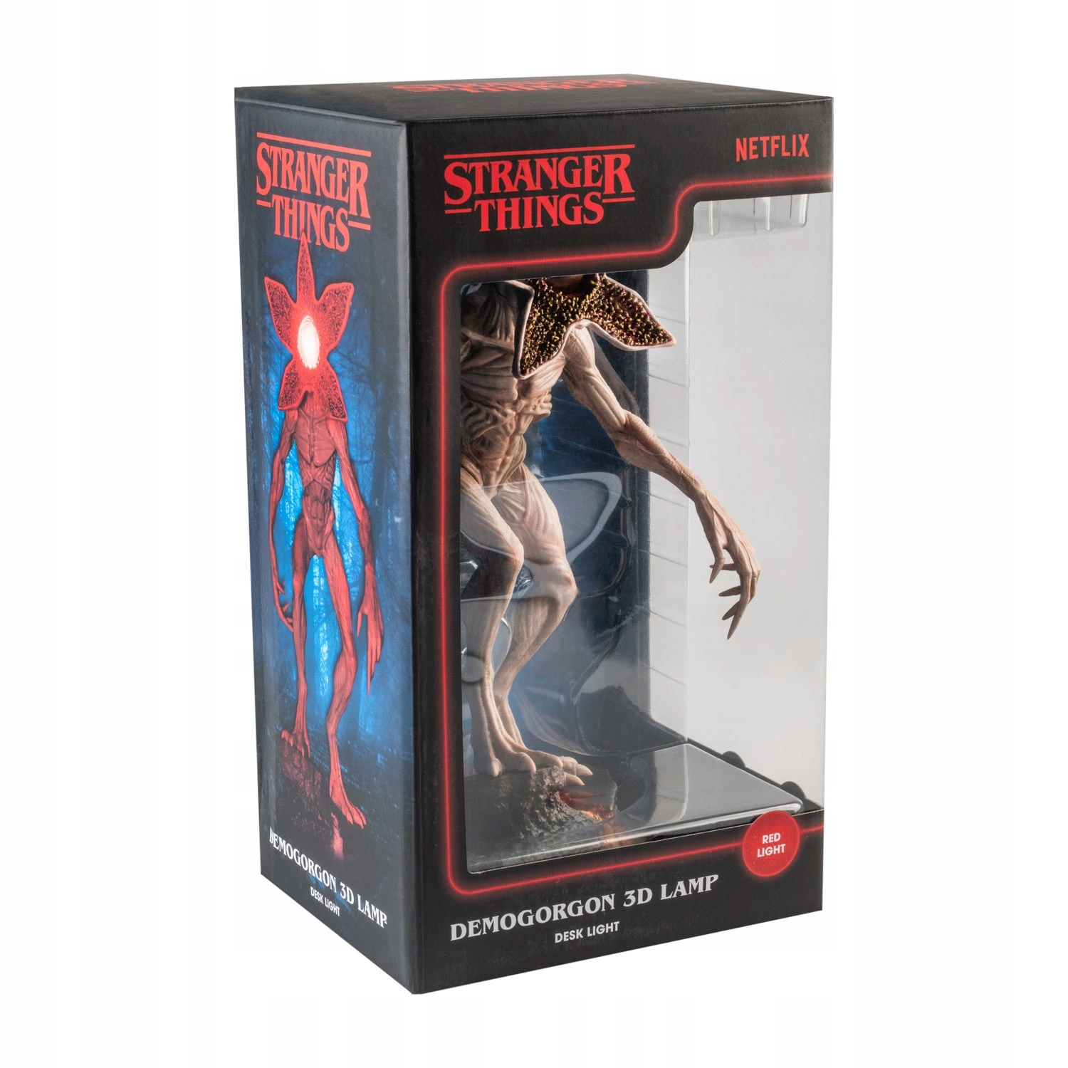 Lampka Stranger Things Demogorgon czerwona dotykowa USB-C obrotowa głowa #zdjecie5