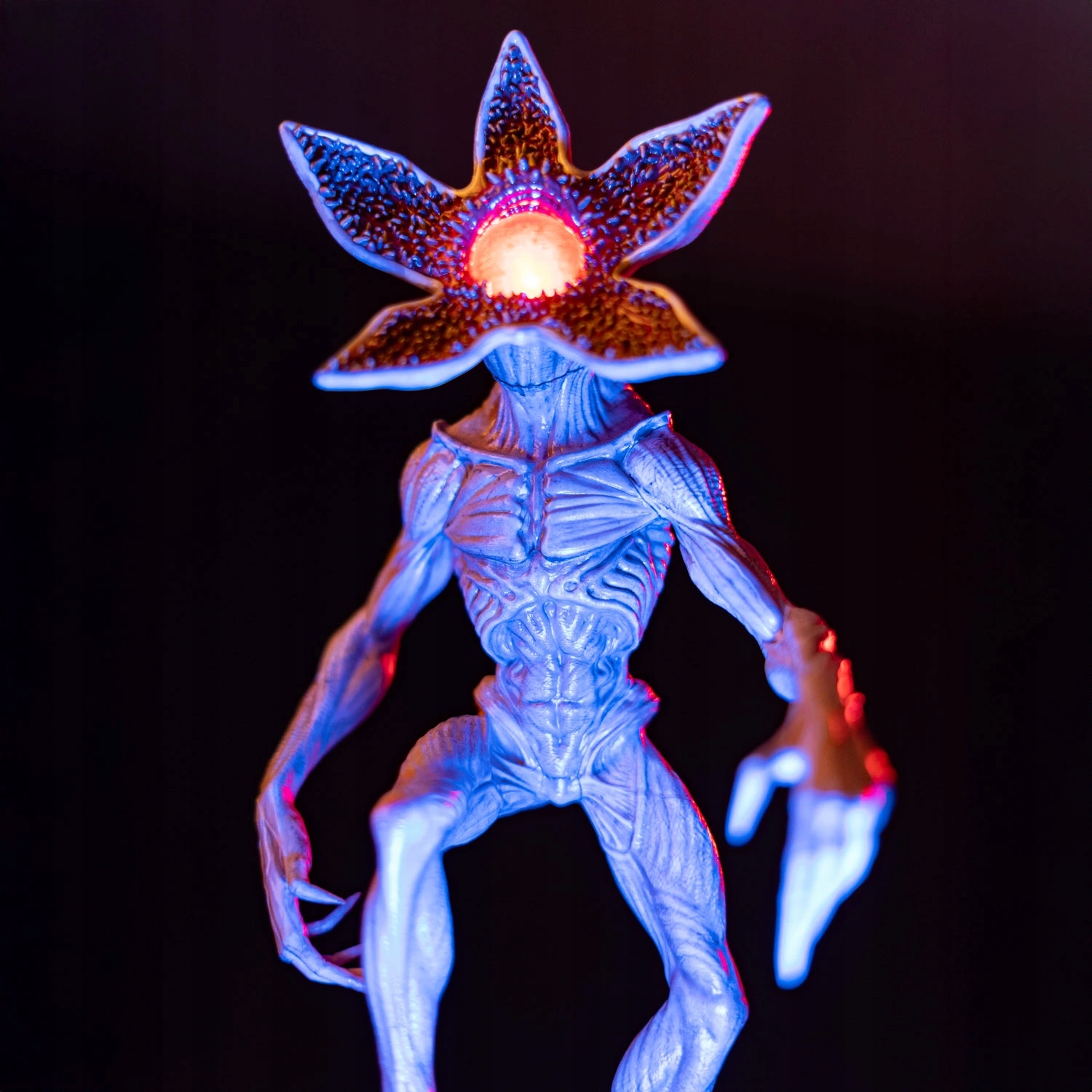 Lampka Stranger Things Demogorgon czerwona dotykowa USB-C obrotowa głowa #zdjecie8