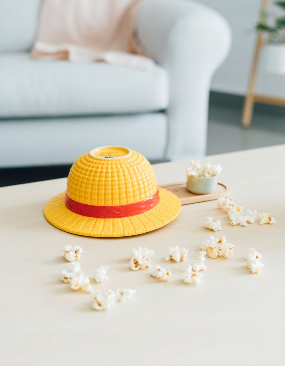 Miska ceramiczna One Piece 3D słomkowy kapelusz Luffy 500ml Netflix #zdjecie4