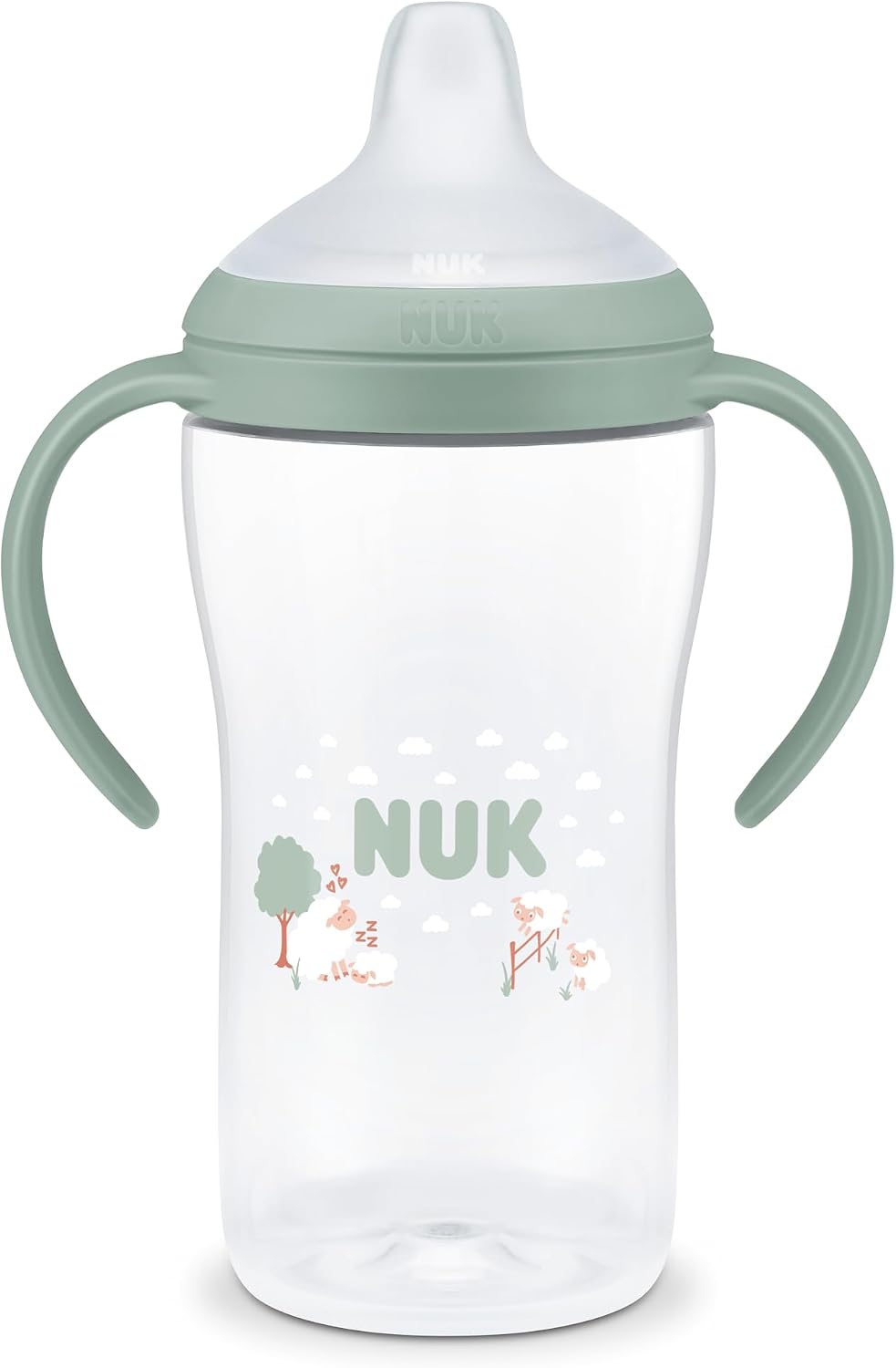 Butelka do nauki picia NUK Perfect Match 260ml 6m+ uchwyty niekapek owce #zdjecie5