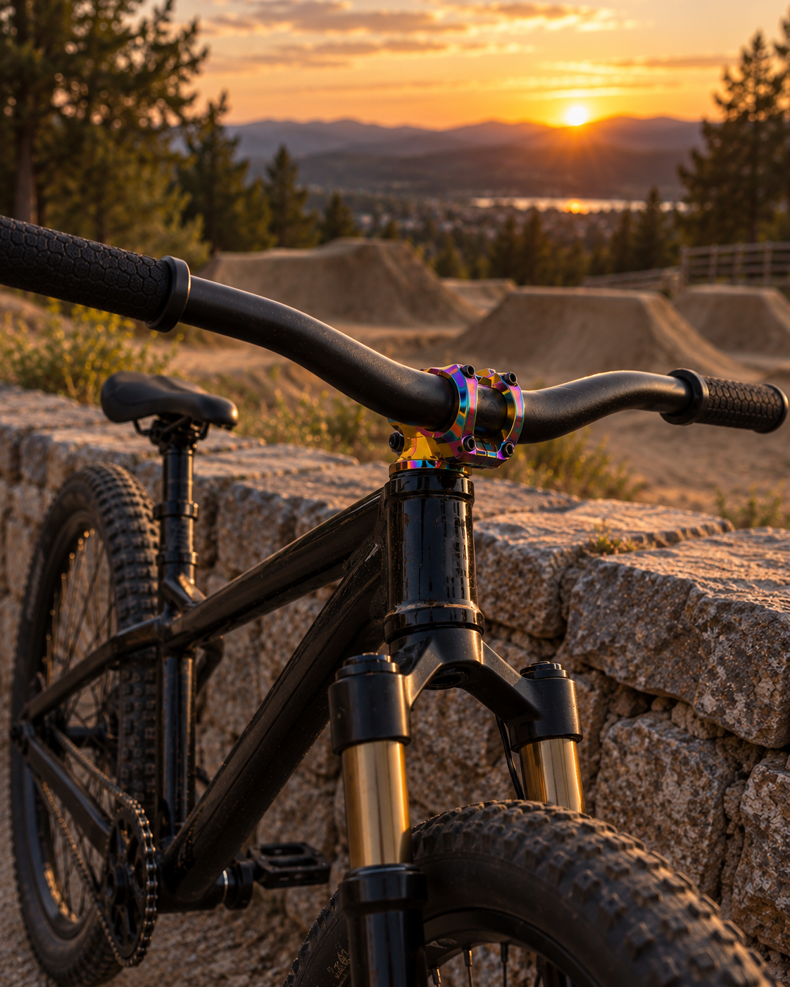 Mostek NS Bikes NSP-3407 Quantum Lite 31.8mm 45mm CNC Rainbow Tęczowy #zdjecie8