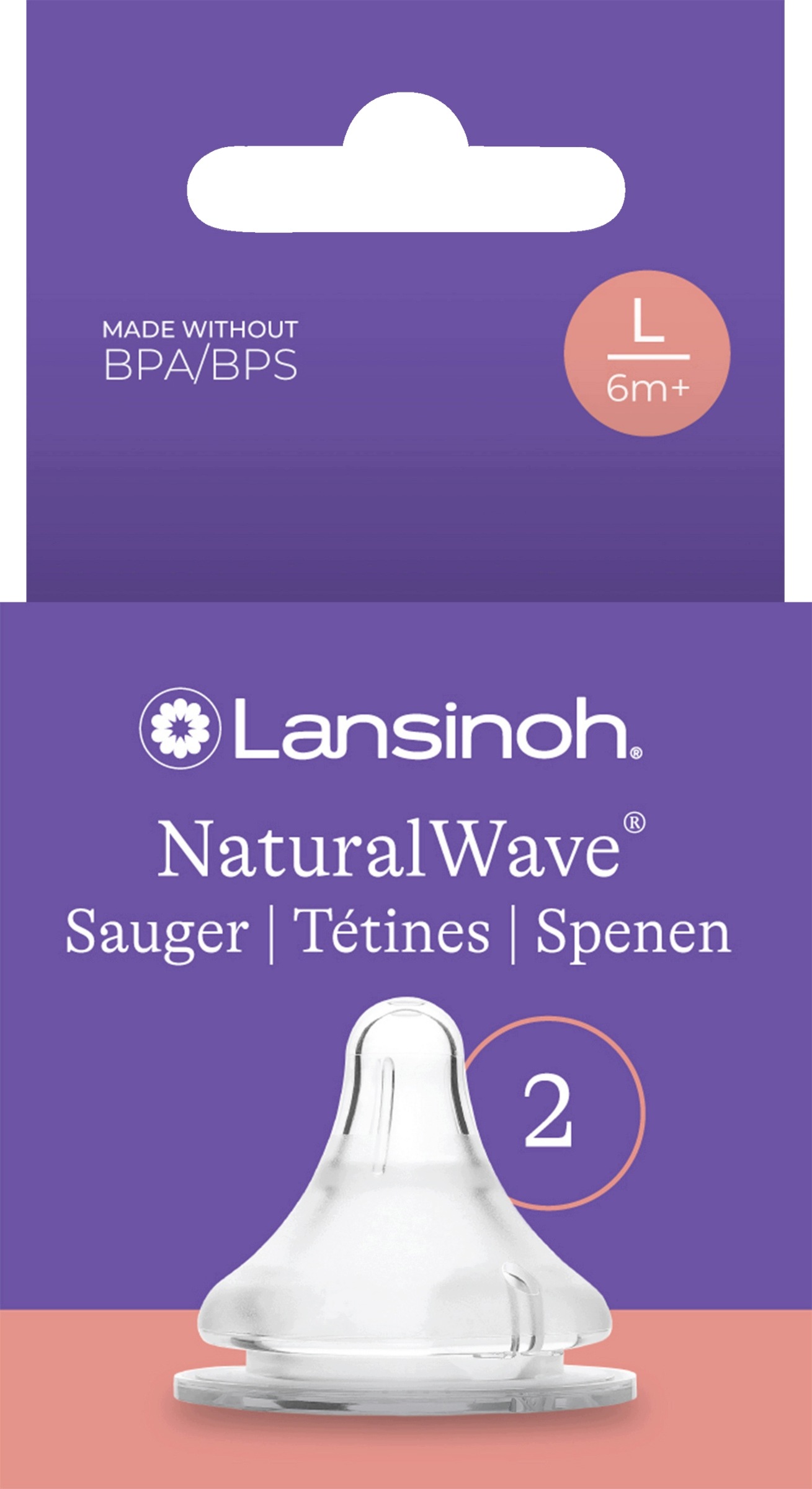 Lansinoh NaturalWave Sauger, Gr. L #zdjecie1