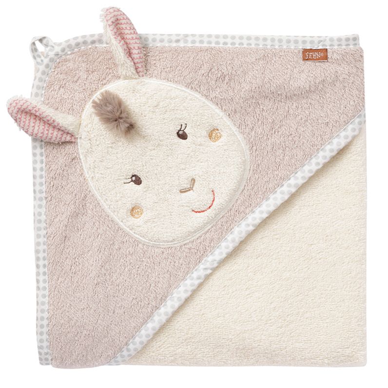 Ręcznik z kapturem Fehn Lama Peru 80x80 bawełna frotte niemowlę 0m+ #zdjecie1