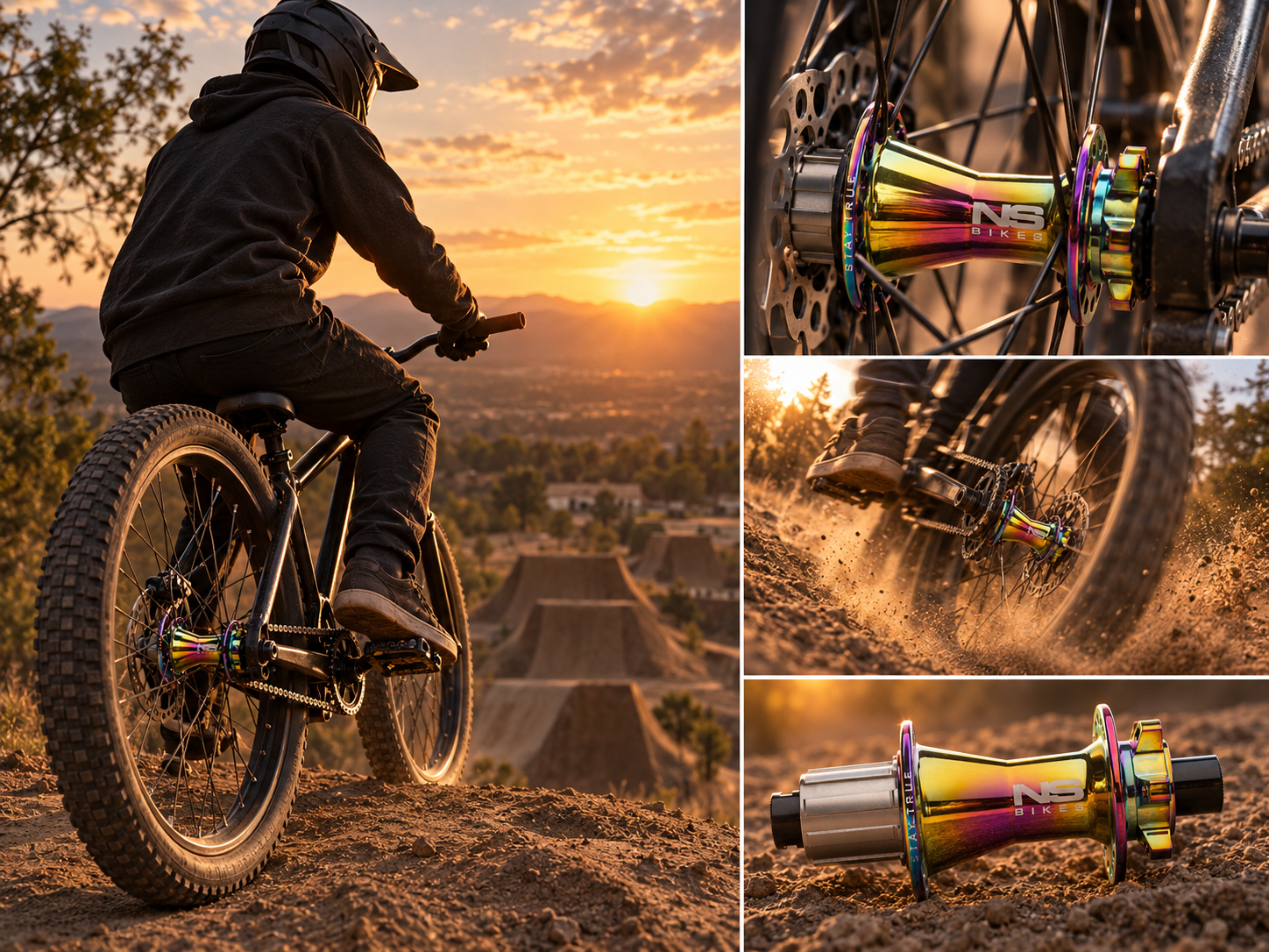 Piasta Tył NS Bikes NSP-3815 Rotary Cassette 157x12 32H Oilslick Kameleon #zdjecie2