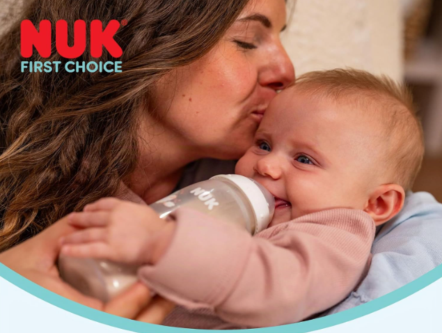 Butelka antykolkowa NUK First Choice 300ml 3m+ smoczek M koala różowa #zdjecie2