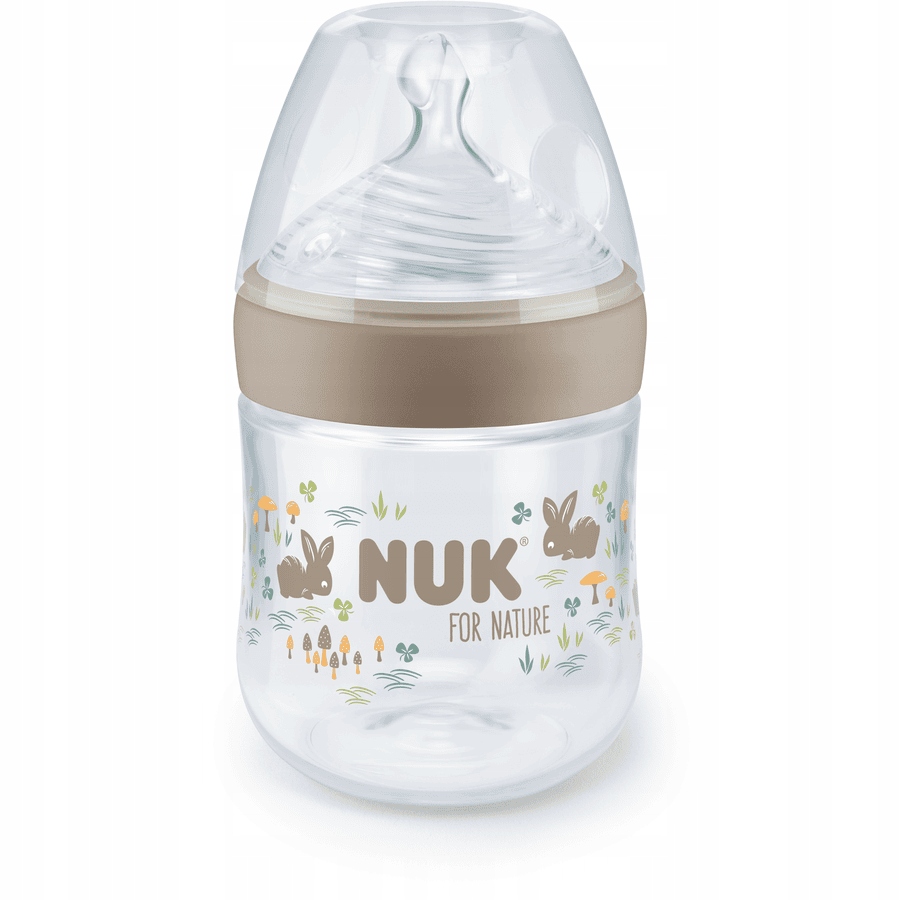 Butelka antykolkowa NUK for Nature 150ml 0-6m beżowa #zdjecie5