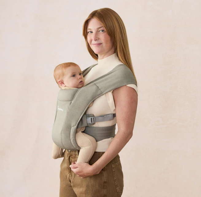 Nosidełko ergonomiczne Ergobaby Embrace dla noworodka 0-12m Soft Olive #zdjecie7