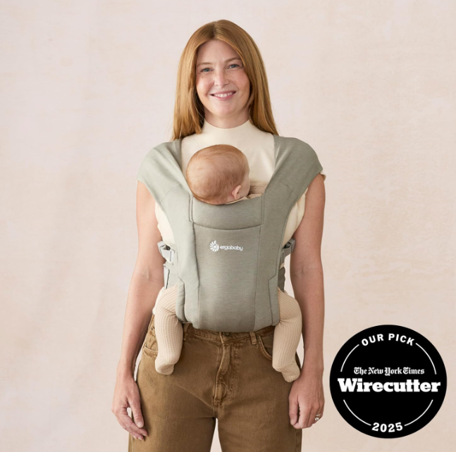 Nosidełko ergonomiczne Ergobaby Embrace dla noworodka 0-12m Soft Olive #zdjecie4