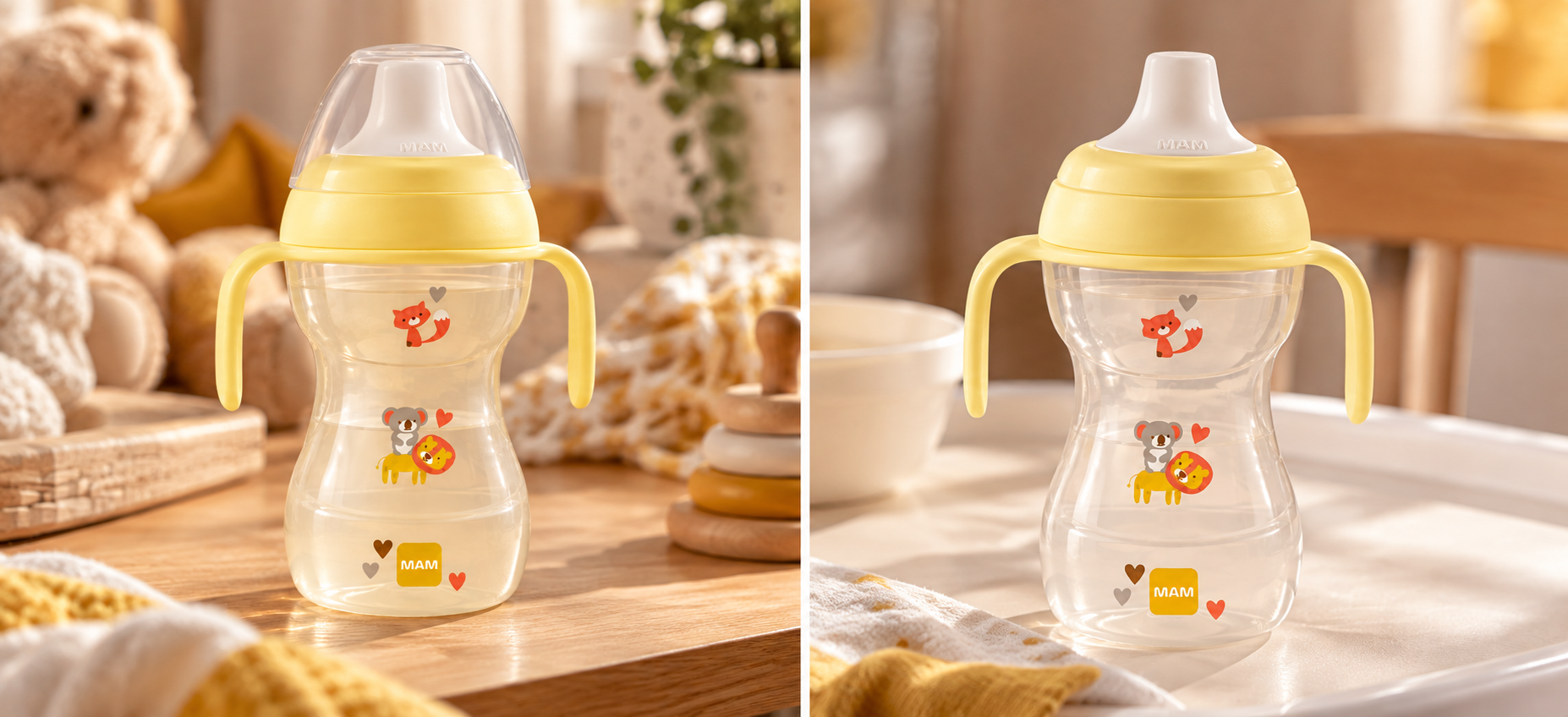 Kubek do nauki picia MAM Fun to Drink 270 ml  8m+ niekapek #zdjecie6