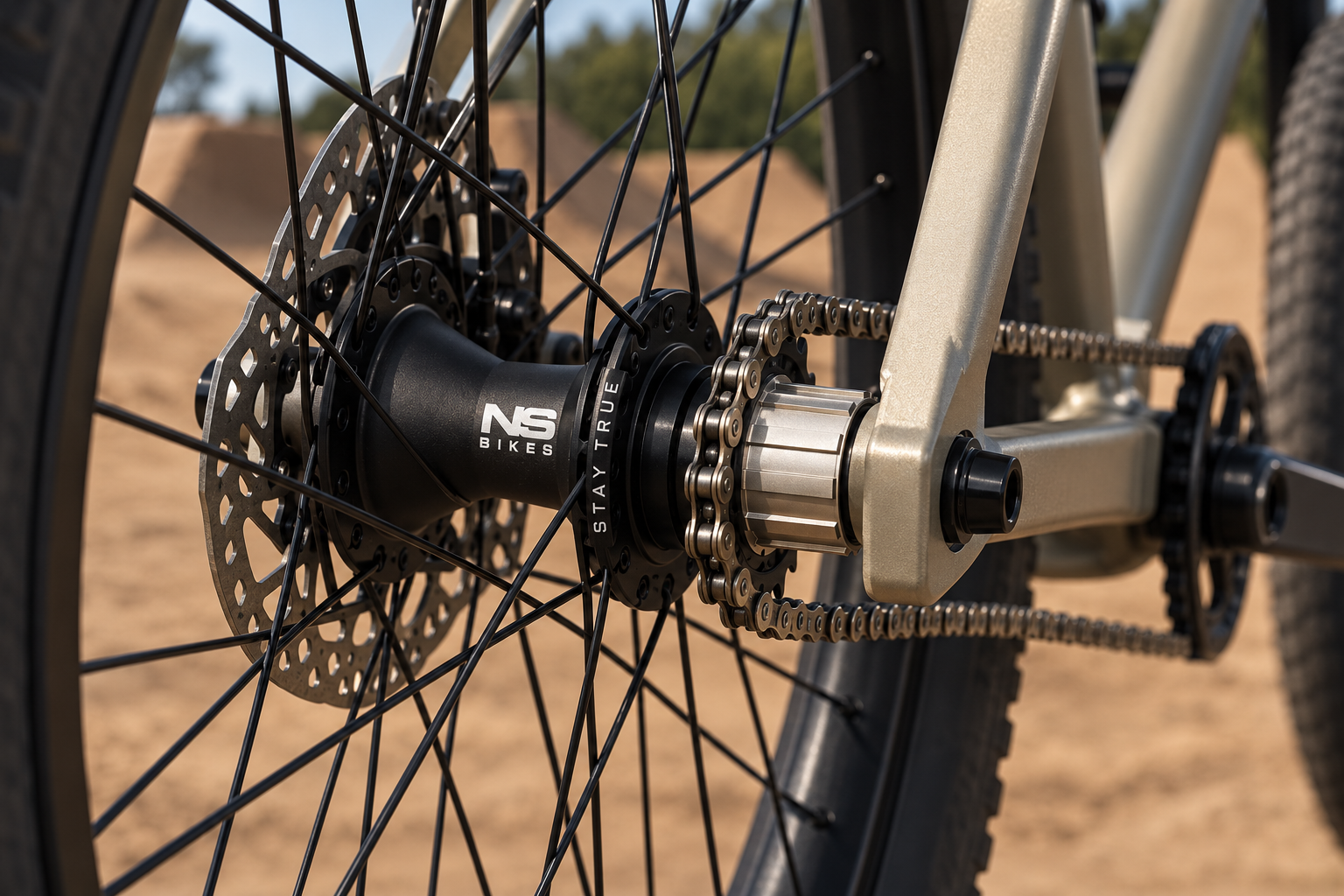 Piasta Tylna NS Bikes Rotary Cassette 157x12 32H Disc Czarna NSP-3814 #zdjecie3