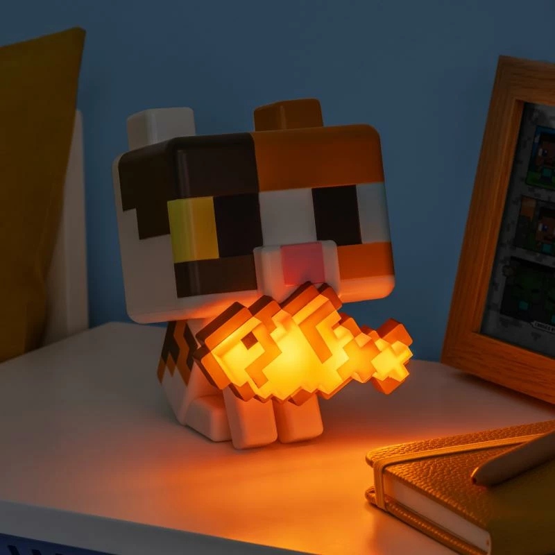Lampka nocna Minecraft Cat GloBuddies #zdjecie5