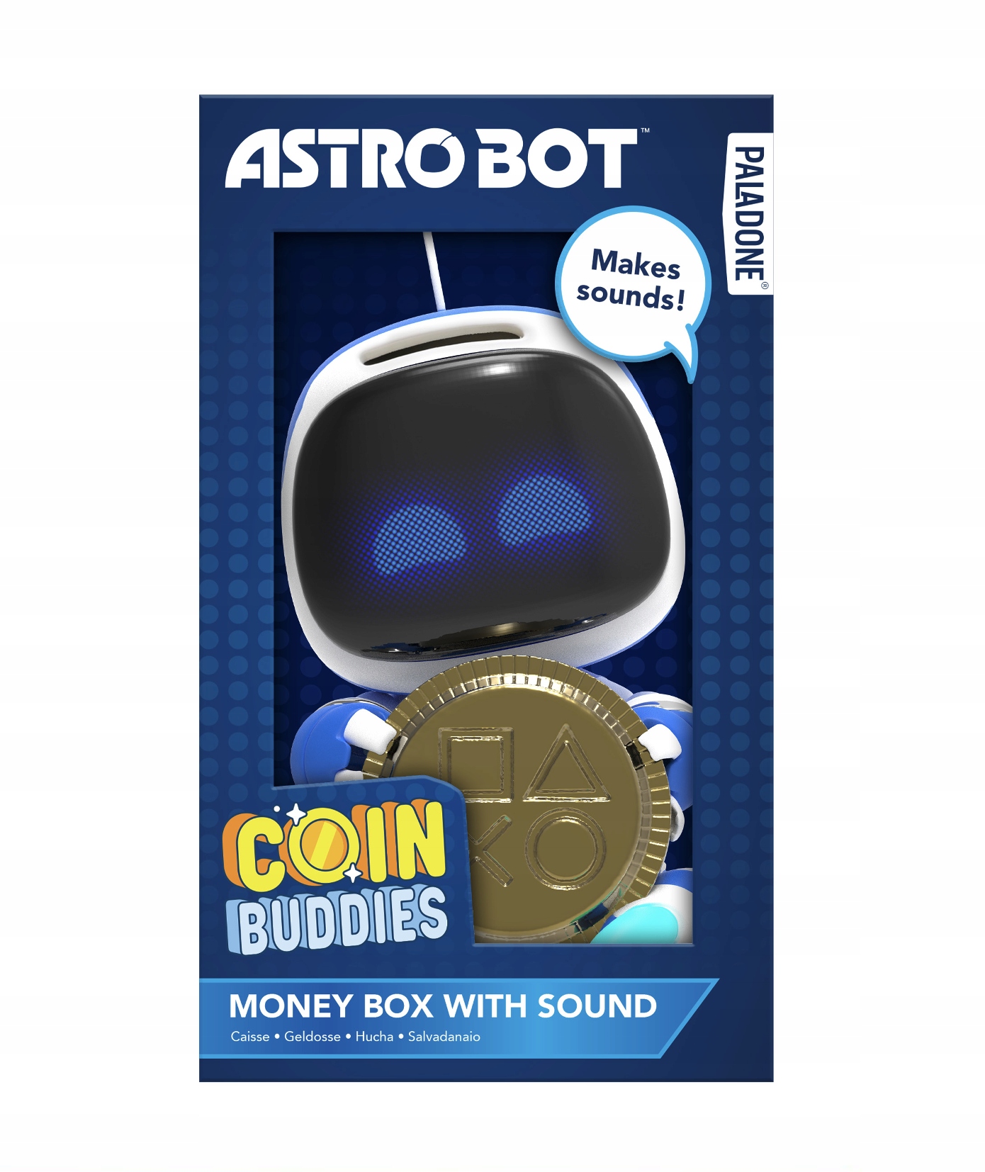 Skarbonka dla dzieci Astro Bot z dźwiękiem 18 cm PlayStation Coin Buddies #zdjecie2