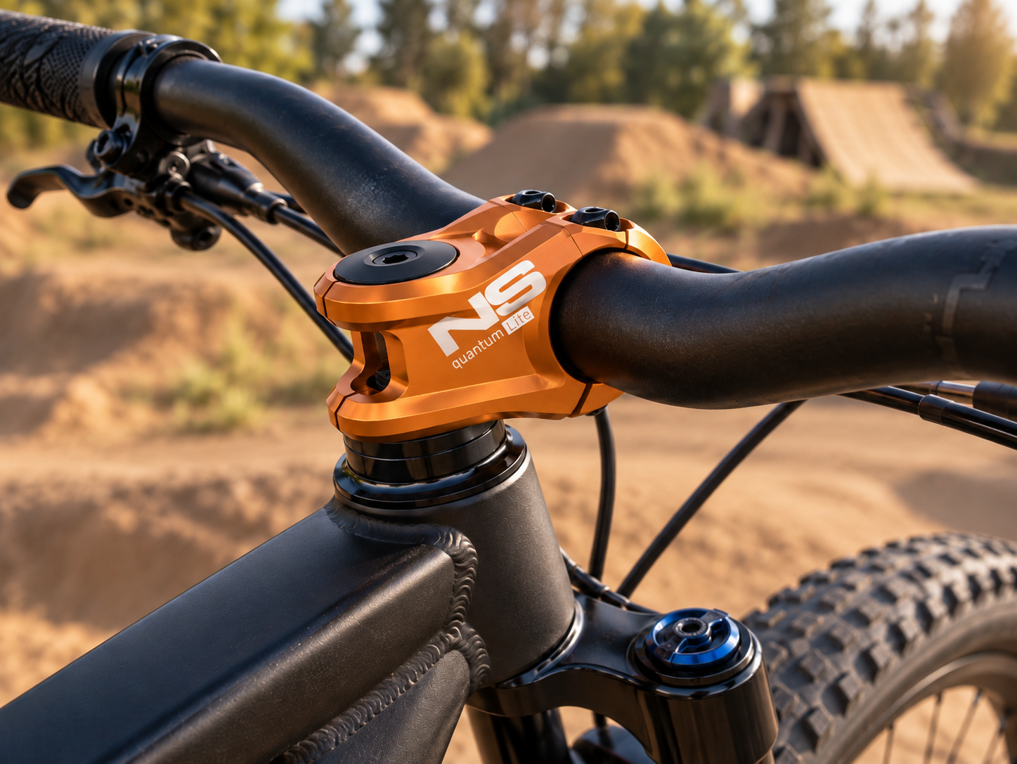 Mostek NS Bikes NSP-3605 Quantum Lite 31.8 45mm Miedziany Copper Dirt MTB #zdjecie4