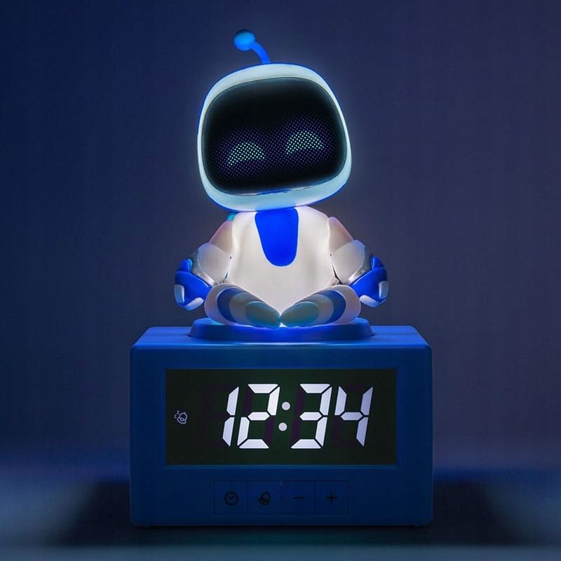 Budzik dla dzieci Astro Bot cyfrowy z lampką nocną na baterie PlayStation #zdjecie2