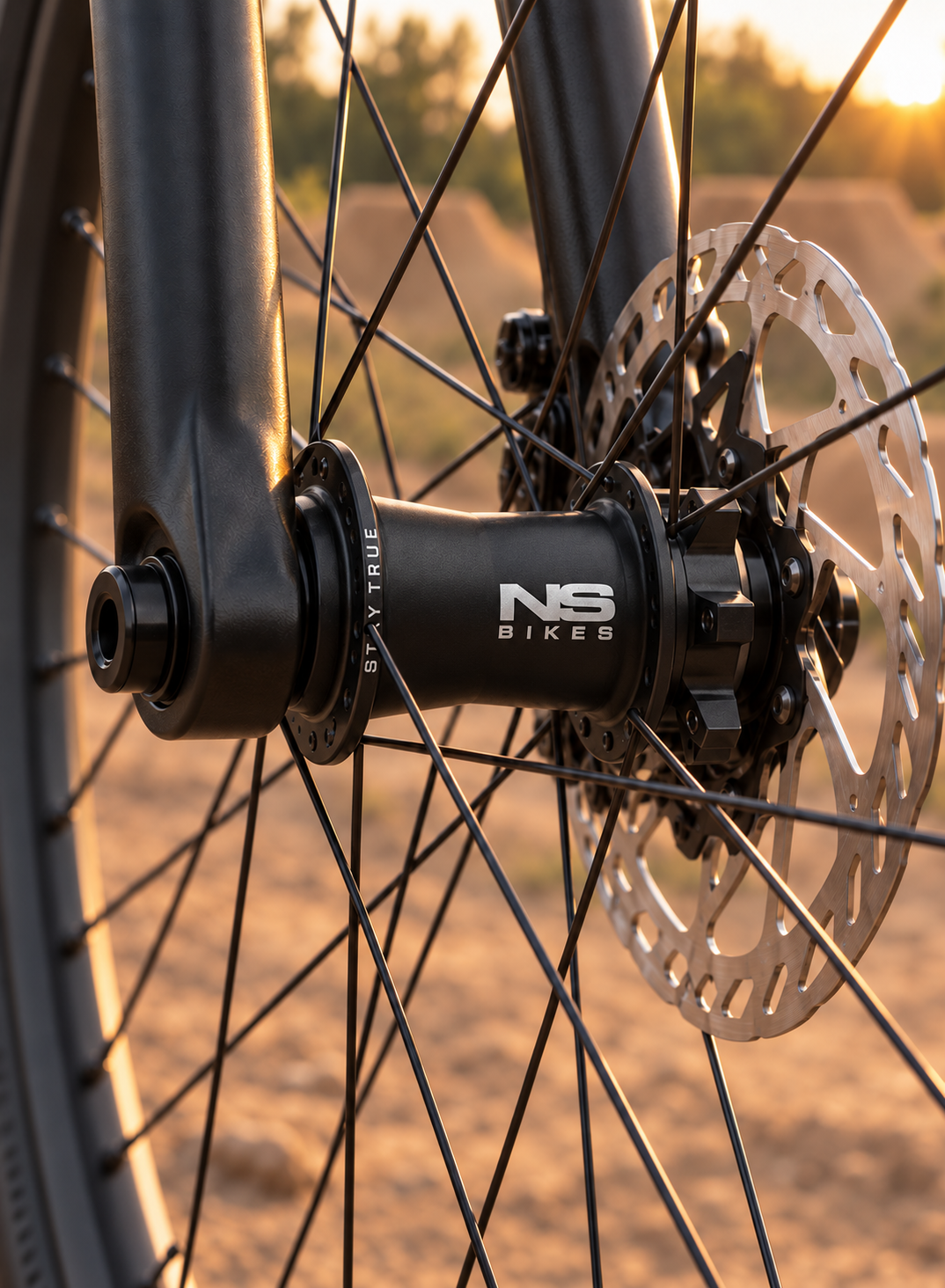 Piasta Przód NS Bikes NSP-3643 Rotary Front 100x15 32H Czarna Enduro MTB #zdjecie4