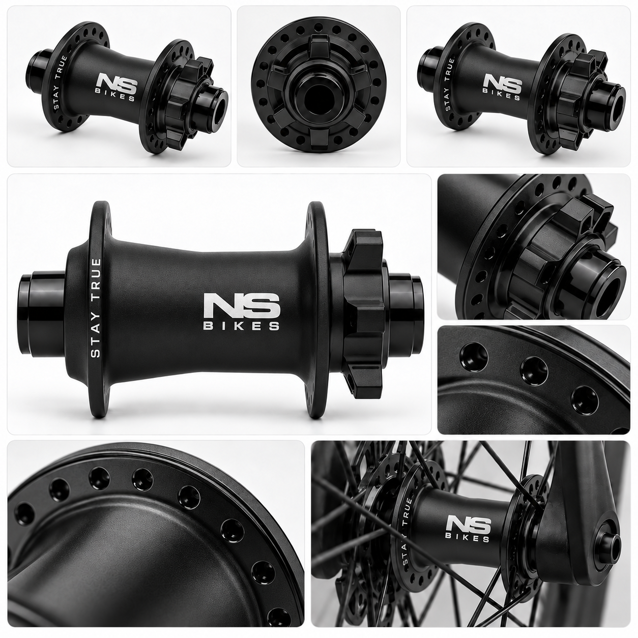Piasta Przód NS Bikes NSP-3643 Rotary Front 100x15 32H Czarna Enduro MTB #zdjecie7
