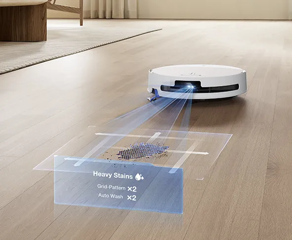 Robot sprzątający Ecovacs Deebot T90 PRO Omni biały 30000Pa stacja OMNI #zdjecie9