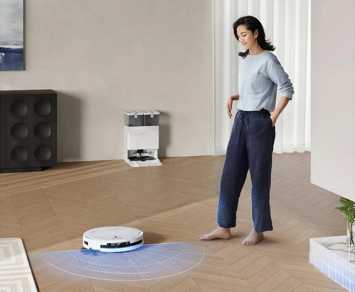 Robot sprzątający z mopem Ecovacs Deebot T50 Omni Gen3 25000Pa 81 mm biały #zdjecie9