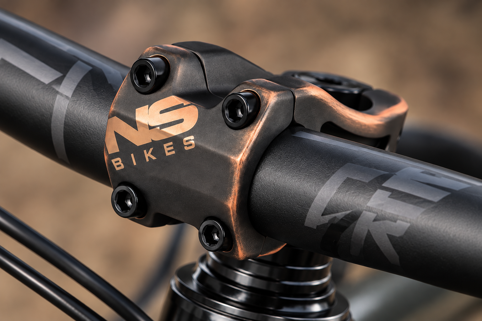 Mostek NS Bikes NSP-3612 Quantum Lite 31.8 45mm Oil Rub Dirt MTB CNC #zdjecie1