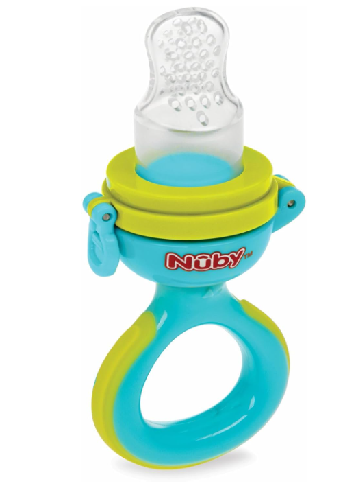 Gryzak do owoców Nuby Twist n Feed silikonowy dozownik nauka jedzenia 10m+ #zdjecie4